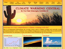 Tablet Screenshot of climatewarmingcentral.com